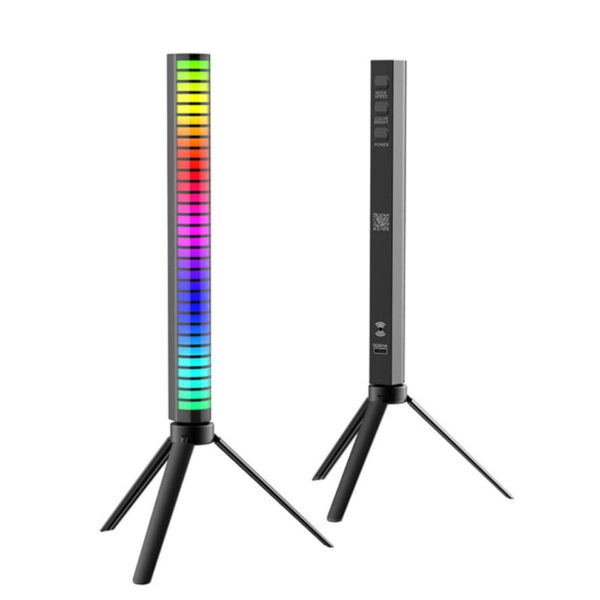 3D RGB APP Control Rechargeable Rhythm Light With Voice-Activated Pickup - Image 2