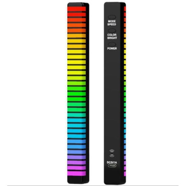 3D RGB APP Control Rechargeable Rhythm Light With Voice-Activated Pickup - Image 3