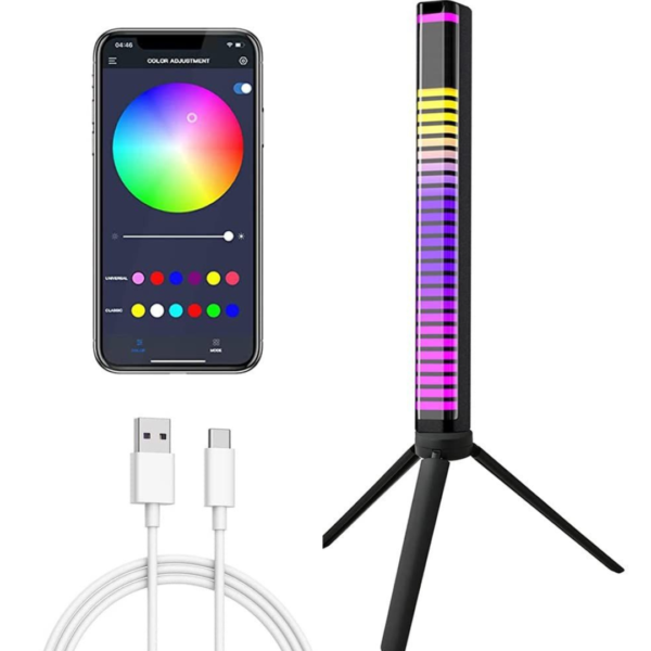 স্পেশাল কম্বো অফার ! Buy 2 – 3D RGB APP Control Rechargeable Rhythm Light (D10) Get 1 G8 Sports Neckband Free - Image 2