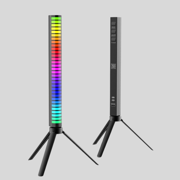 3D RGB APP Control Rechargeable Rhythm Light With Voice-Activated Pickup (D10) - Image 2