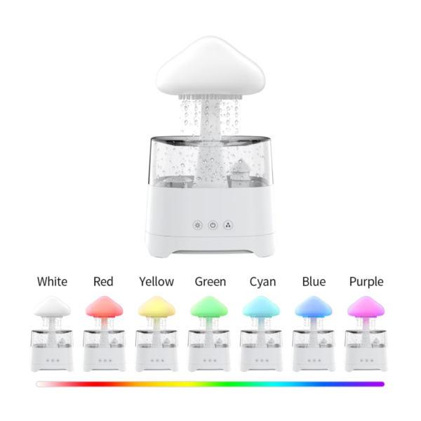 5-in-1 Bluetooth Speaker Rain Cloud Humidifier - Image 4