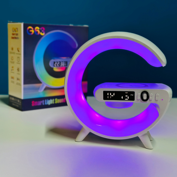 G63 Atmosphere RGB Light Bluetooth Speaker With Wireless Charging - Image 4