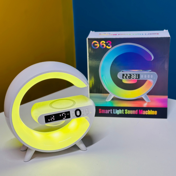 G63 Atmosphere RGB Light Bluetooth Speaker With Wireless Charging - Image 3