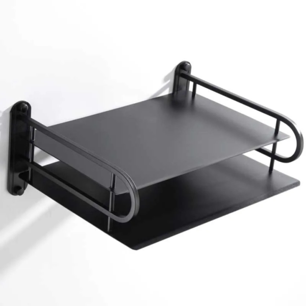 Metal Router Stand – Black - Image 2